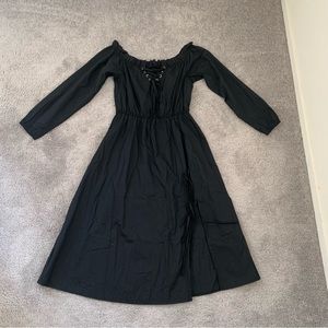 EUC corset Bardot peasant dress